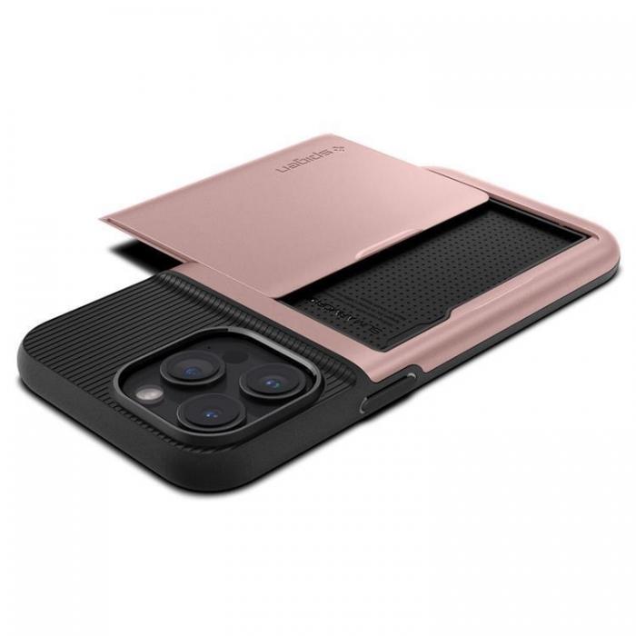 Spigen - Spigen iPhone 15 Pro Mobilskal Slim Armor CS - Rosa