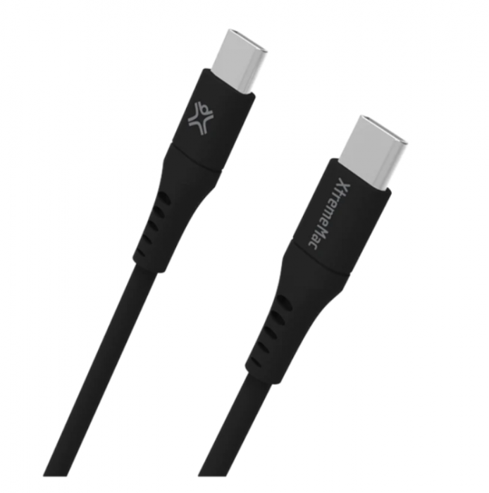 UTGATT1 - XtremeMAC Flexi USB-C till USB-C Kabel 1.5 m - Svart
