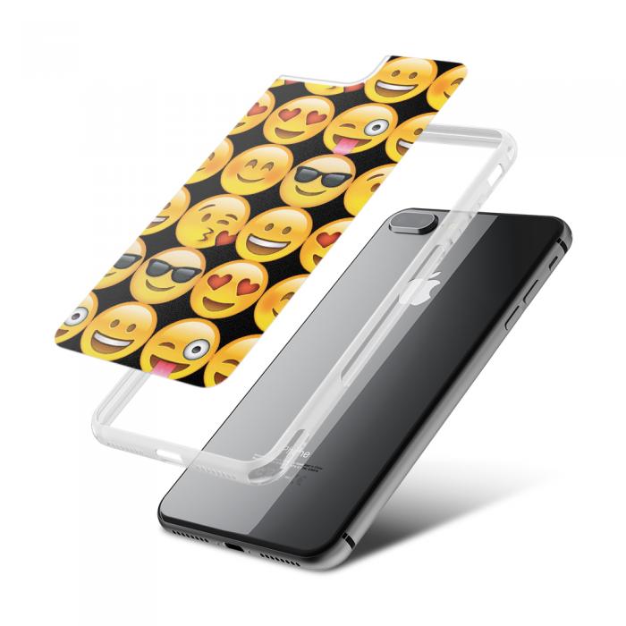UTGATT5 - Fashion mobilskal till Apple iPhone 8 Plus - Emoji - Smileys