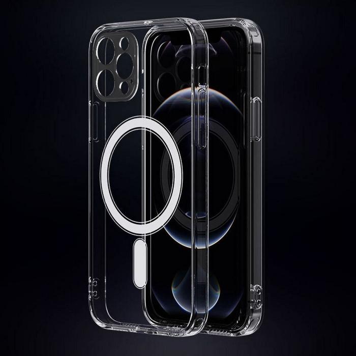 OEM - CLEAR Magsafe Cover med kameraskydd fr iPhone 14 PRO MAX