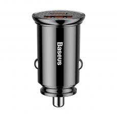 BASEUS - Baseus Universal Smart Billaddare USB 4.0 USB-C PD 3.0 SCP Svart