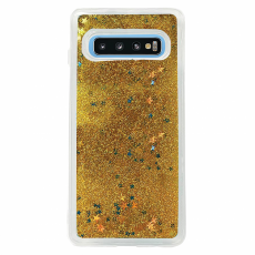 Boom of Sweden - Glitter Skal till Samsung Galaxy S10 Plus - Guld