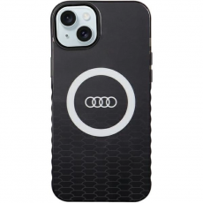 Audi - Audi iPhone 15/14 Plus Mobilskal Magsafe IML Big Logo - Svart