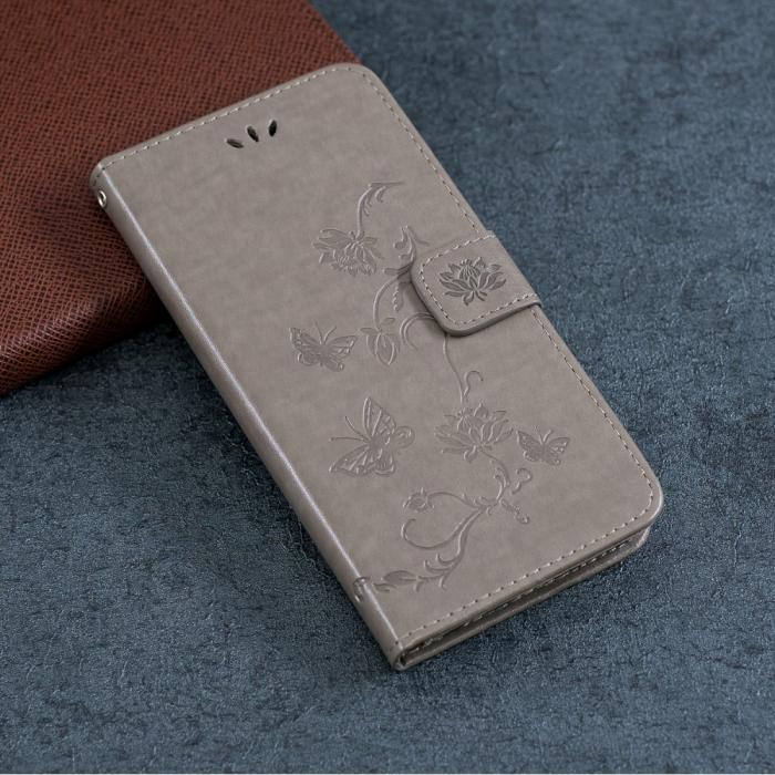 OEM - Imprint Lder Plnboksfodral iPhone 12 Mini - Gr