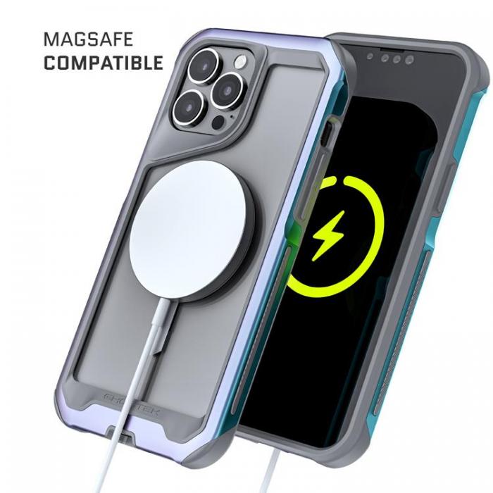 UTGATT5 - Ghostek Atomic Slim Metal MagSafe Skal iPhone 13 Pro Max - Prismatic