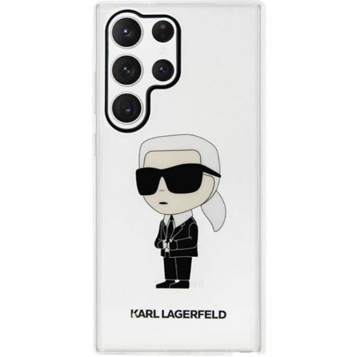 KARL LAGERFELD - Karl Lagerfeld Galaxy S23 Ultra Mobilskal Ikonik Karl - Clear