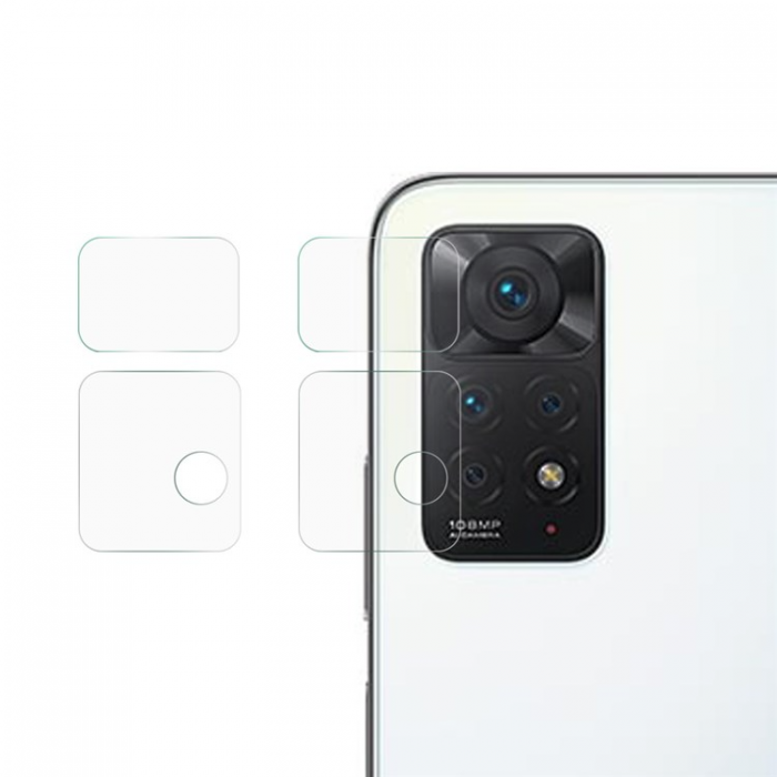 A-One Brand - [2-Pack] Xiaomi Redmi Note 11/11S Kameralinsskydd i Hrdat glas
