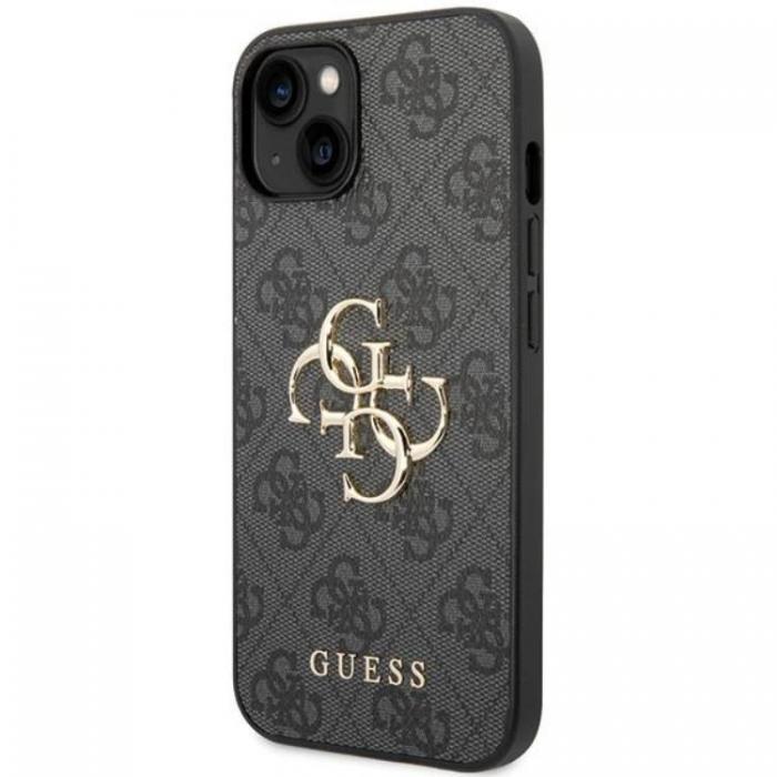 Guess - Guess iPhone 15 Mobilskal 4G Big Metal Logo - Gr