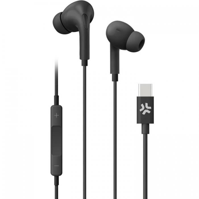 Celly - CELLY UP1200 Stereoheadset In-Ear USB-C - Svart
