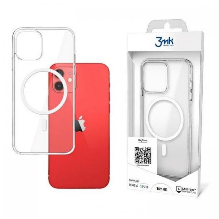 3MK - 3MK MagSafe Skal iPhone 12 mini - Transparent
