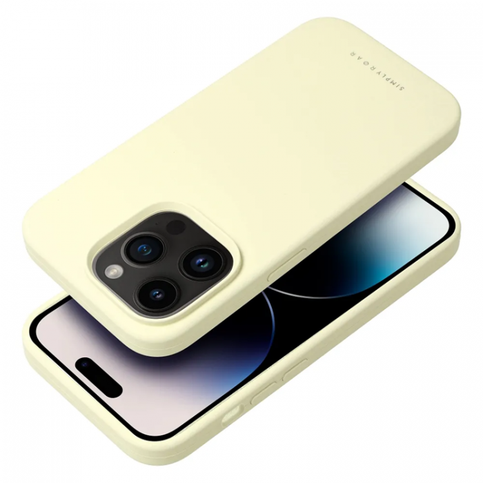 A-One Brand - iPhone 15 Pro Mobilskal Roar Cloud Skin - Ljusgul