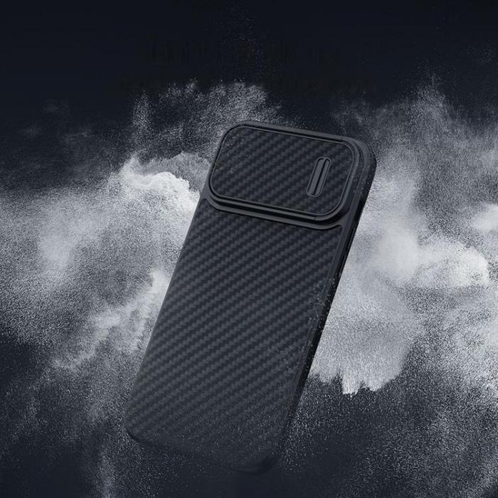 Nillkin - Nillkin iPhone 14 Pro Max Skal Synthetic Fiber S - Svart