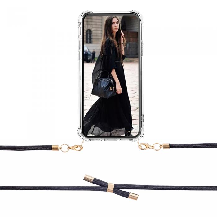 Boom of Sweden - Boom OnePlus 7 Pro mobilhalsband skal - Rope Black