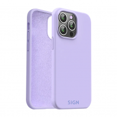 SiGN - SiGN iPhone 15 Pro Mobilskal Liquid Silikon - Lavender