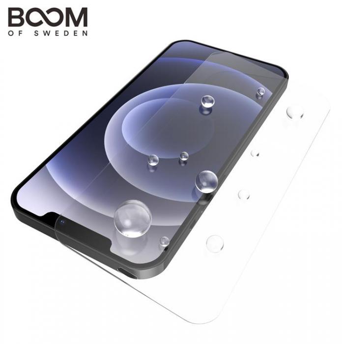 Boom of Sweden - BOOM Flat Hrdat Glas Skrmskydd iPhone 12 Pro Max