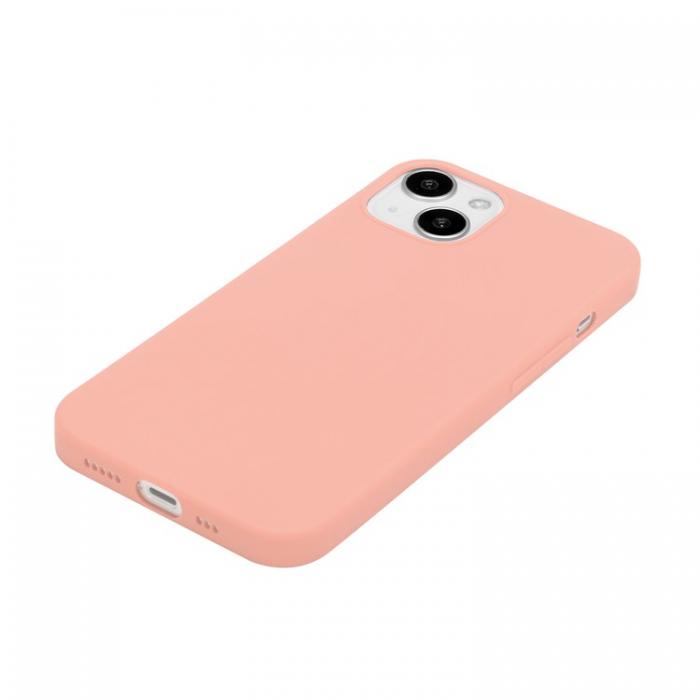 A-One Brand - iPhone 15 Plus Mobilskal TPU Matte Slim-Fit - Rosa