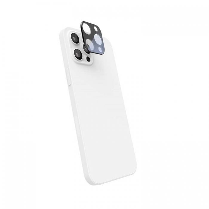 Hama - HAMA Kameralinsskydd i Hrdat Glas fr iPhone 12 Pro Max - Svart