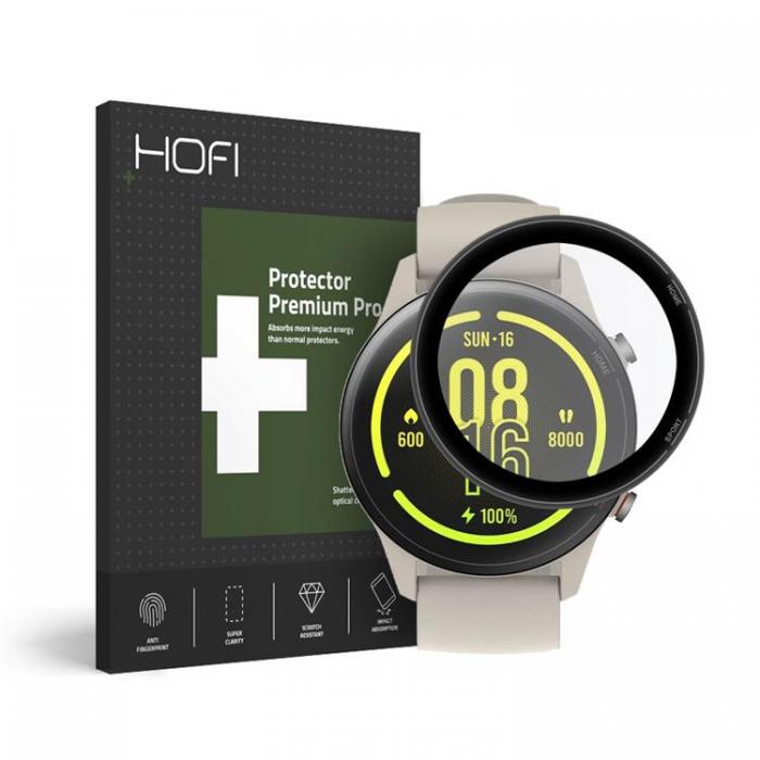 Hofi - HOFI Hybrid Hrdat Glas Skrmskydd Xiaomi Mi Watch - Svart