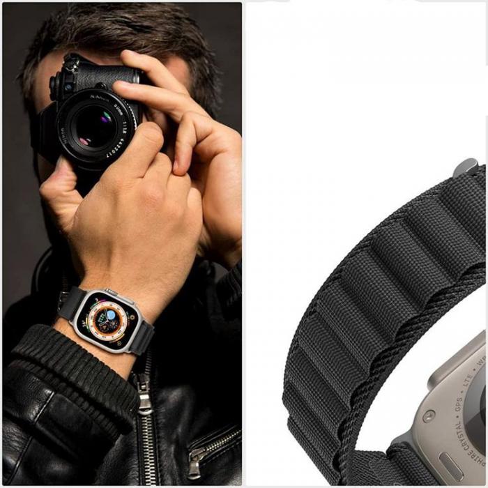 Tech-Protect - Nylonarmband Samsung Galaxy Watch 6 Classic (43mm) - Military Grn
