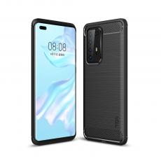 A-One Brand - Carbon Fiber mobilskal till Huawei P40 Pro - Svart