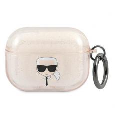 KARL LAGERFELD - Karl Lagerfeld Glitter Karl`S Head Skal Airpods Pro - Guld