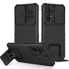 A-One Brand - Galaxy A53 5G Skal Kickstand Kameraskydd Slide - Svart