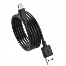 A-One Brand - USB-A till USB-C Kabel Snabbladdning 2M - Svart