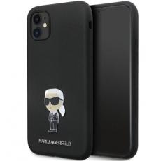 KARL LAGERFELD - KARL LAGERFELD iPhone 11/XR Mobilskal Silikon Ikonik Metal Pin