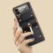 A-One Brand - Galaxy Z Flip 4 Skal Ringhllare Lder - Svart