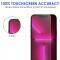 A-One Brand - [2-PACK] Skrmskydd iPhone 14 Plus Kameralinsskydd Hrdat glas Clear