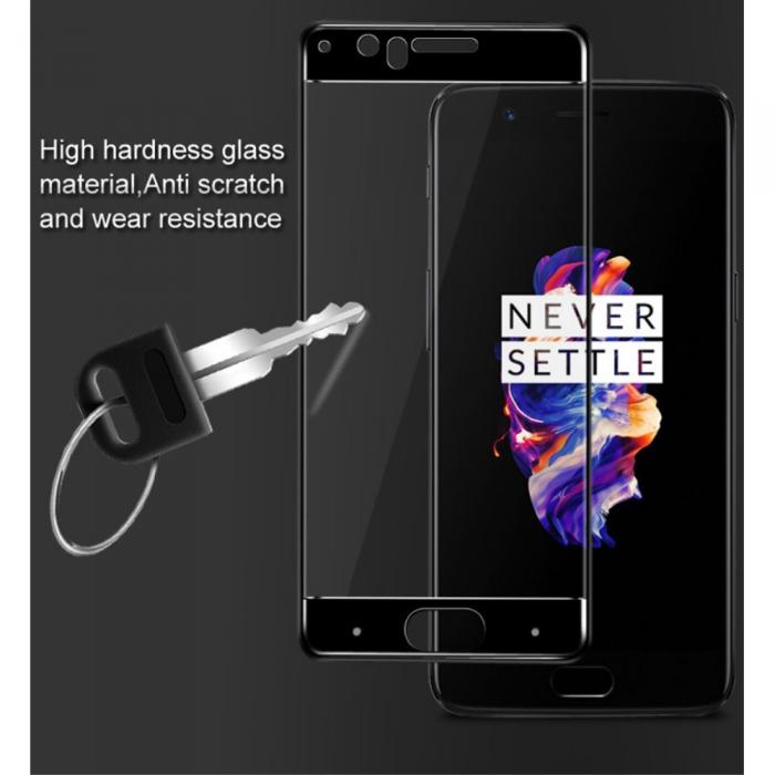 UTGATT5 - IMAK Skrmskydd i hrdat glas OnePlus 5 - Svart