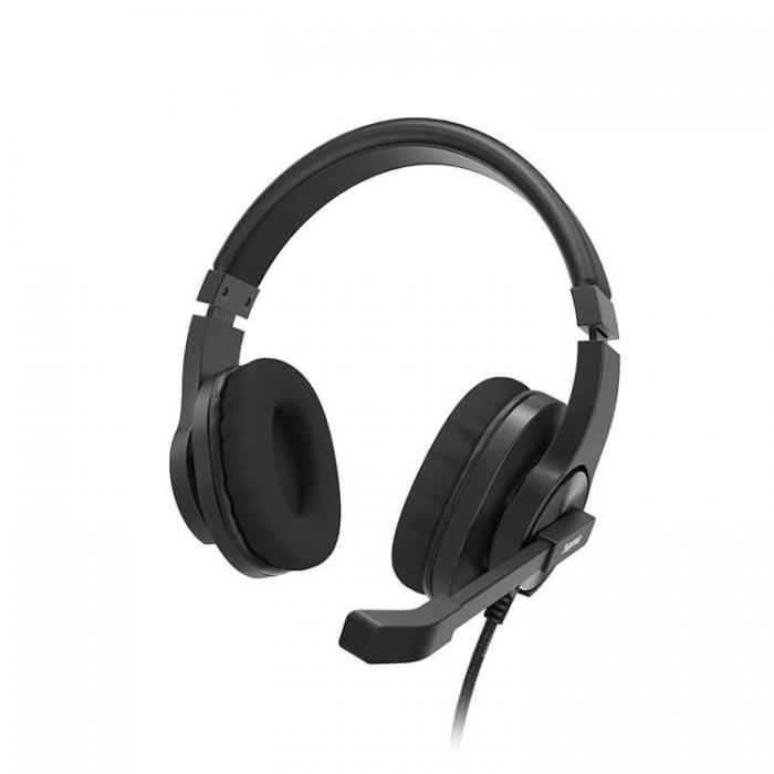 UTGATT1 - Hama Headset PC Office Stereo Over-Ear HS-P350 V2 - Svart