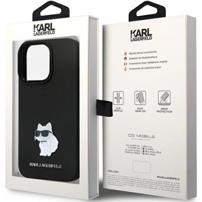 KARL LAGERFELD - KARL LAGERFELD iPhone 13 Pro/13 Mobilskal Silikon C Metal Pin