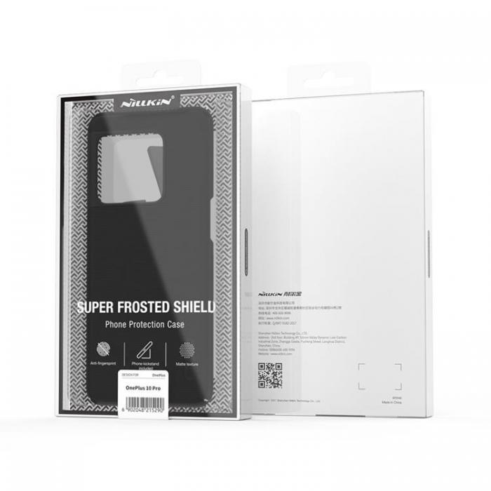UTGATT5 - Nillkin OnePlus 10 Pro Skal Och Stand Super Frosted - Svart