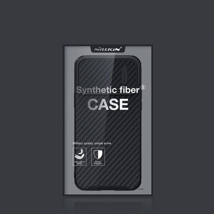 Nillkin - Nillkin iPhone 14 Pro Skal Synthetic Fiber S - Svart