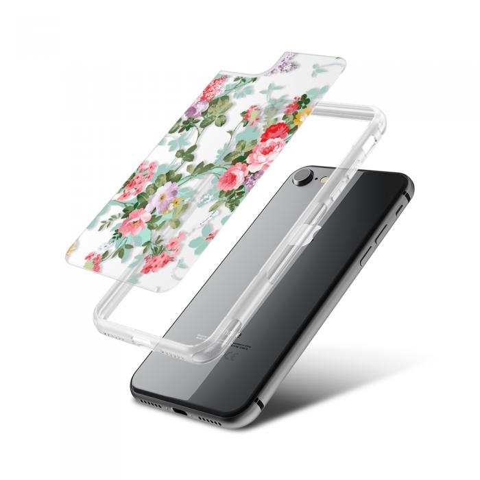 UTGATT5 - Fashion mobilskal till Apple iPhone 8 - Blommor