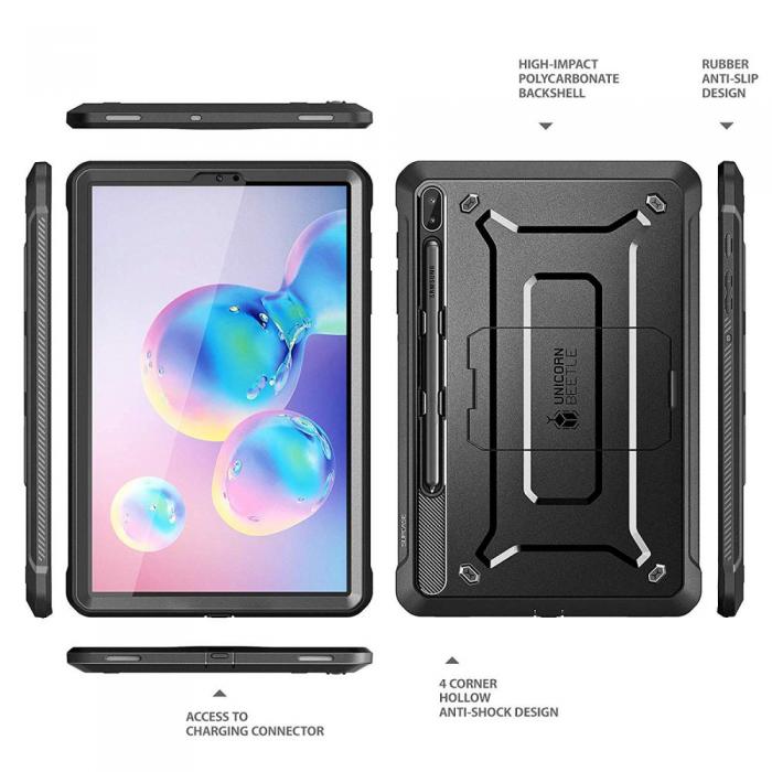 UTGATT5 - Supcase Unicorn Beetle Pro Galaxy Tab S6 10,5 T860 / T865 Svart