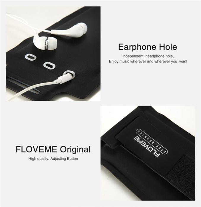 Floveme - Floveme 5.5'' Sports Handband - Svart