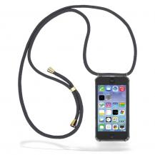 CoveredGear-Necklace - Boom Galaxy J5 (2017) mobilhalsband skal - Grey Cord