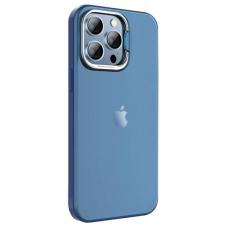 X-Level - X-Level iPhone 15 Pro Max Mobilskal med Kamerastativ - Mörkblå