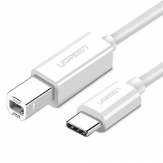 Ugreen - Ugreen USB-C Till USB-B Kabel 1.5m - Vit