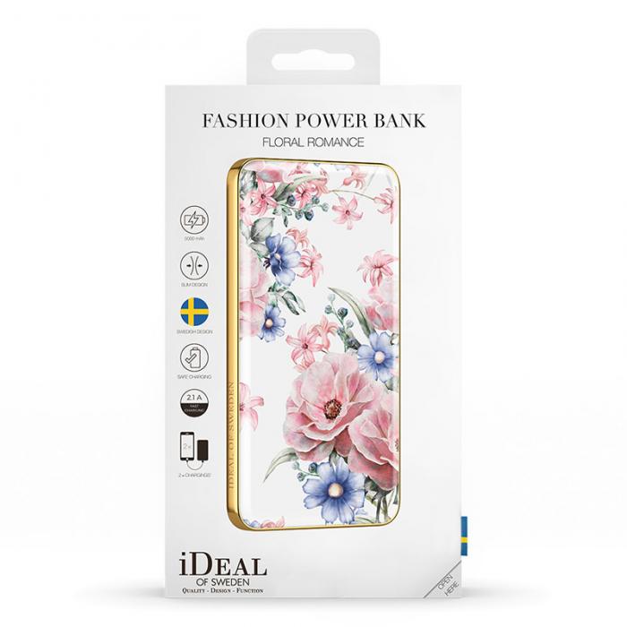 UTGATT5 - iDeal of Sweden Fashion Powerbank Universal Floral Romance