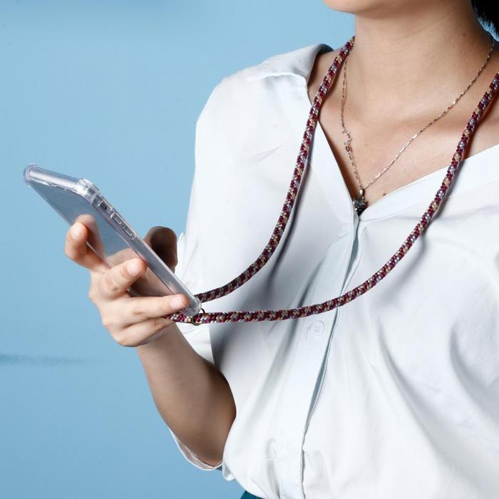 UTGATT1 - Boom iPhone 7/8/SE 2020/SE 2022 skal med mobilhalsband- Red Camo Cord