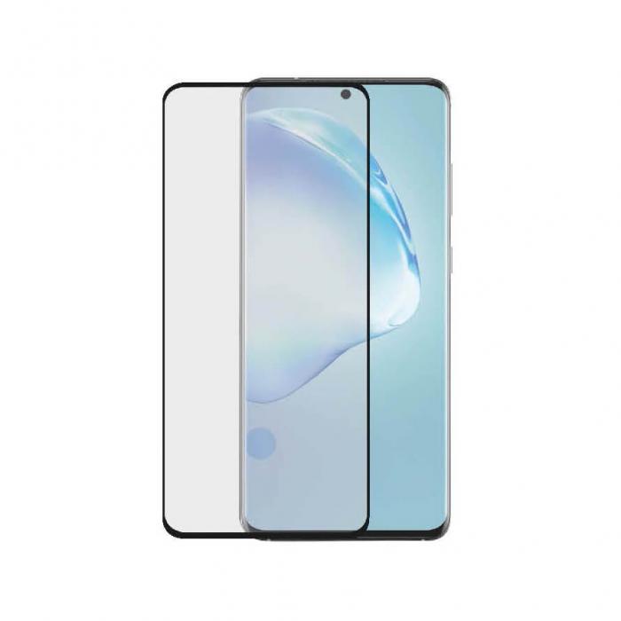 UTGATT1 - GEAR Hrdat Glas 3D Full Cover Black Samsung S20 Ultra