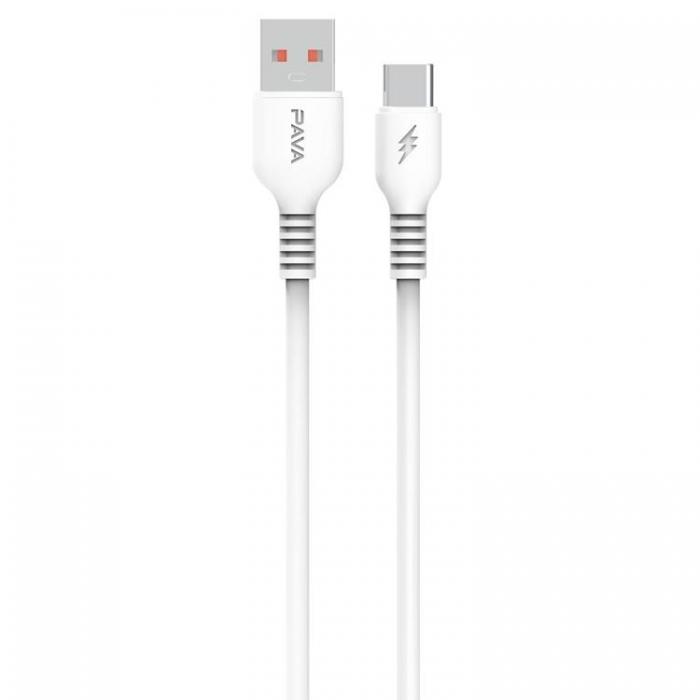 Pavareal - Pavareal Kabel USB-A till USB-C 1M - Vit
