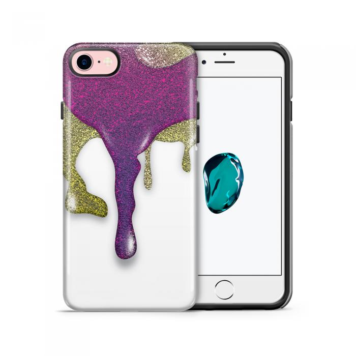 UTGATT5 - Tough mobilskal till Apple iPhone 7/8 - Glitter Paint