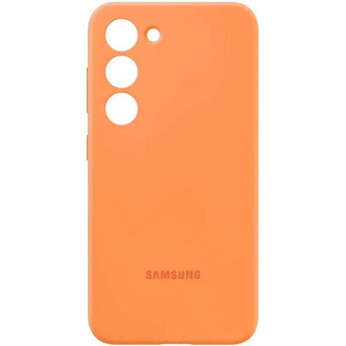 OEM - Samsung fodral i silikon fr Samsung Galaxy S23, orange