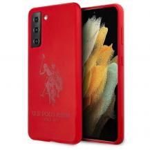 U.S. Polo Assn. - US Polo Silicone On Tone Skal Galaxy S21 - Röd