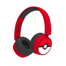 POKEMON - POKEMON Junior On-Ear Trådlösa Hörlurar - Röd