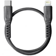 UNIQ - Uniq USB-C till Lightning Kabel Flex Nylon 30cm 18w - Svart